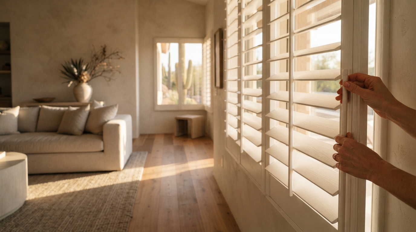 Improving Privacy and Light Control With Shutters